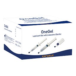 Obrázek pro produkt OneGel lubrikační gel s lidokainem 12,5 ml, a 25 ks
