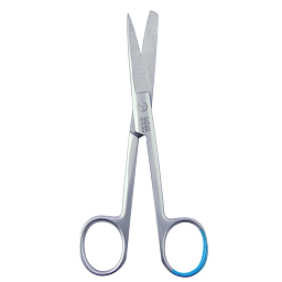 Obrázek pro produkt Chirurgické nůžky špičaté/tupé, rovné, 145 mm, 25 ks